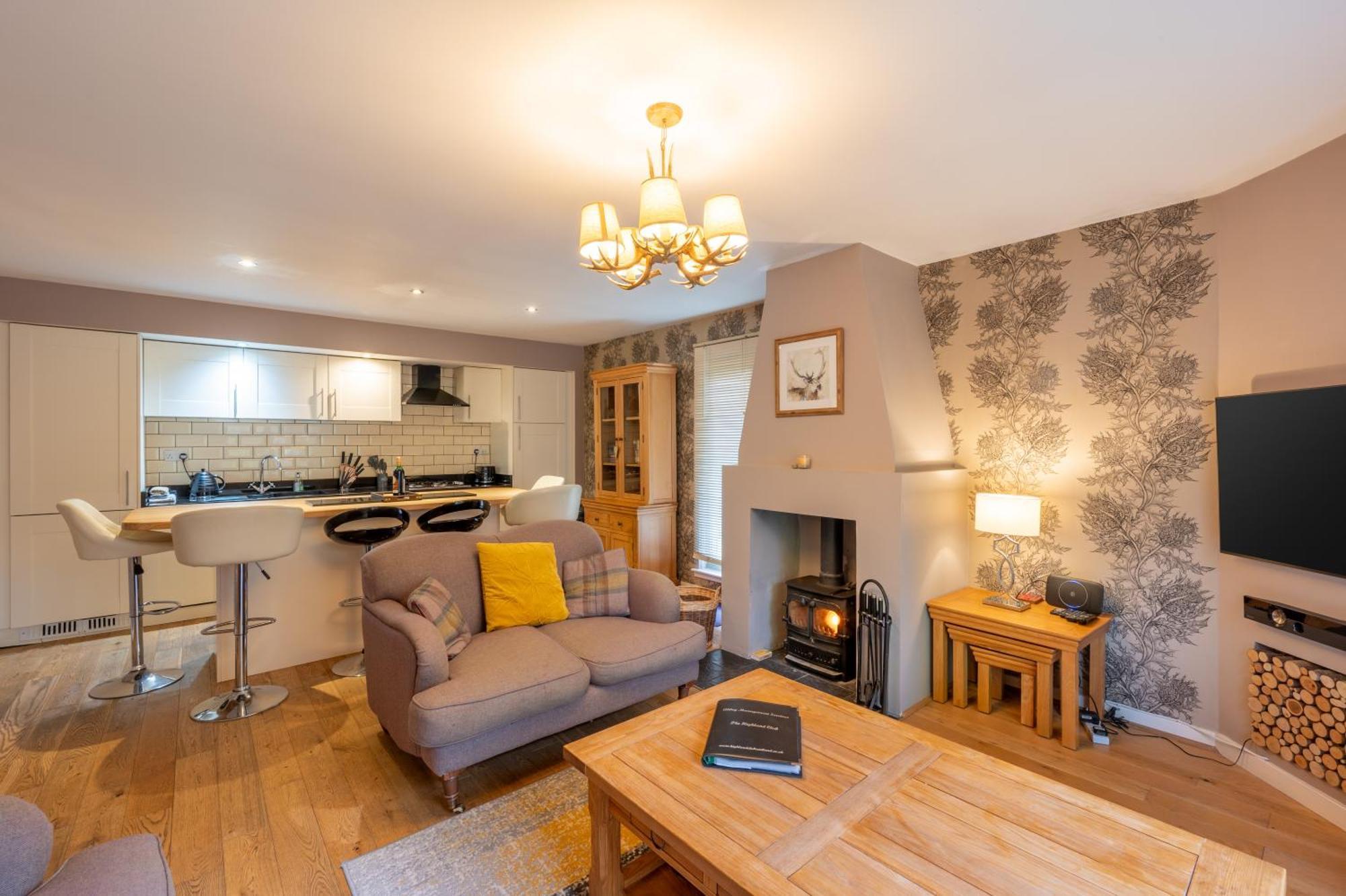 Abbey Holidays Loch Ness Luxury Self Catering 2 Bedroom Cottages Fort Augustus Bilik gambar